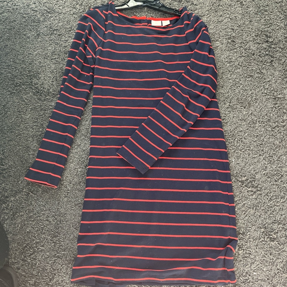 St. Tropez Dark Blue and Red Striped Garment